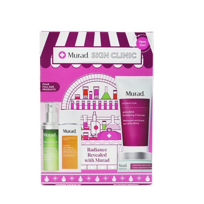 Murad Skin Clinic Radiance Revealed With Murad Set 4pcsProduct Thumbnail