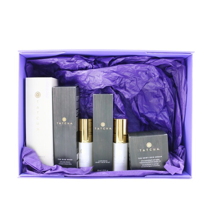 Tatcha CNY Limited Edition Set: The Essence 150ml + Dewy Cream 50ml + Rice Wash 120ml + Dewy Mist 40ml + Cleansing Oil 2x25ml 6pcsProduct Thumbnail