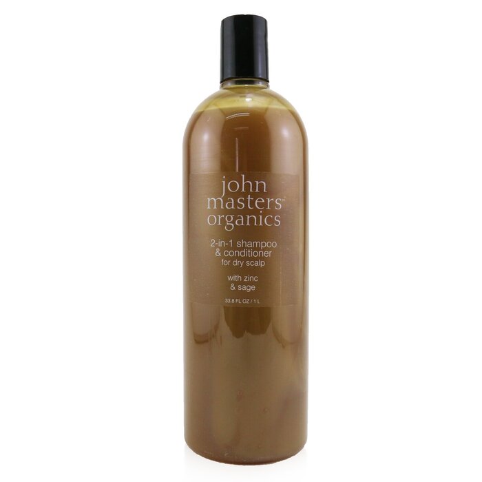 John Masters Organics 有機大師約翰  2合1洗髮水和護髮素，富含鋅和鼠尾草成分，乾性頭皮適用 1000ml/33.8ozProduct Thumbnail