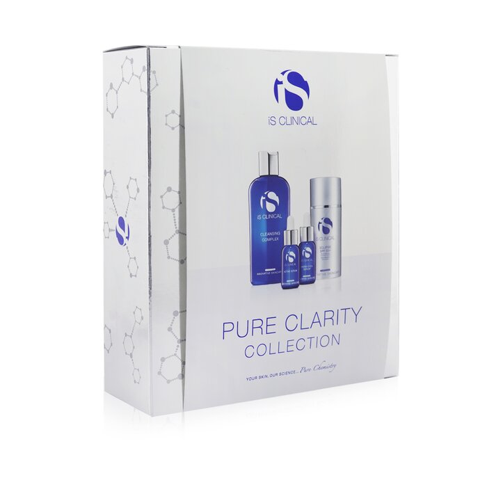 IS Clinical Pure Clarity Collection: Cleansing Complex 180ml + Active Serum 15ml + Hydra-Cool Serum 15ml + Eclipse SPF 50 Sunscreen Cream 100g 4pcsProduct Thumbnail