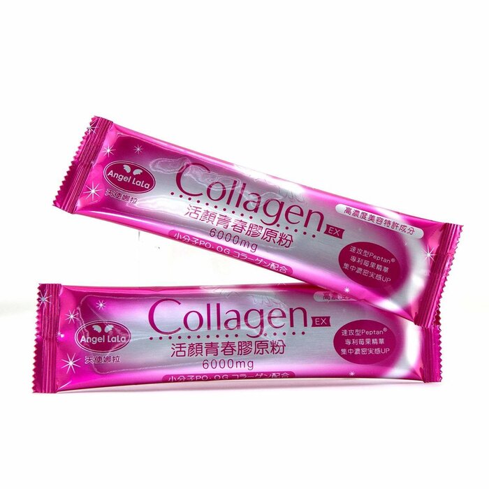 Angel LaLa 天使娜拉 EX Collagen Patent PO-OG Proteoglycan 6000mg Collagen Powder - Berries Flavoured (Exp. 03/09/2022) 15x8gProduct Thumbnail