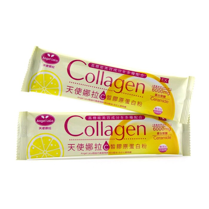 Angel LaLa EX Collagen Patent PO-OG Proteoglycan 6000mg Collagen Powder - Glutathione GSH & Vitamin C (Exp. 23/07/2022) 15x8gProduct Thumbnail