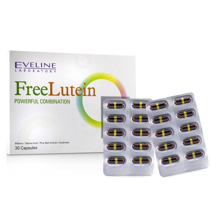 EVELINE LABORATORY Free Lutein Powerful Combination Capsules 600mg (Exp. 23/06/2022) 30 CapsulesProduct Thumbnail