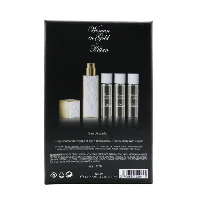 Kilian Woman In Gold Eau De Parfum Spray 4x7.5ml/0.25ozProduct Thumbnail