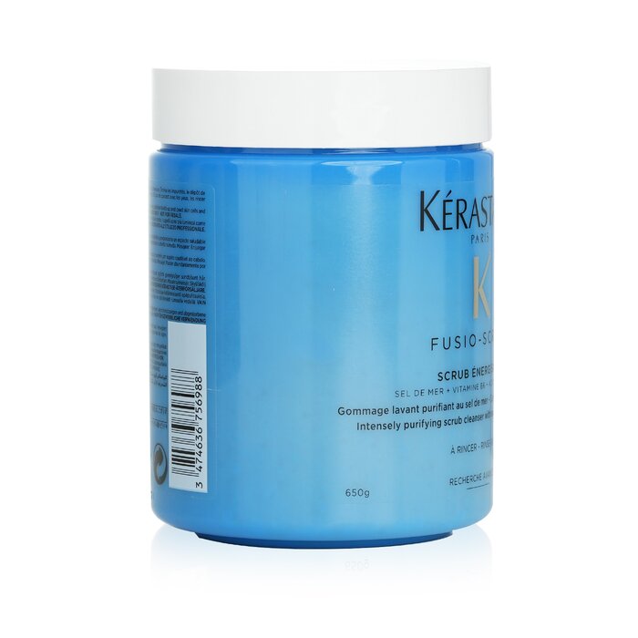 Kerastase - Fusio-Scrub Scrub Energisant Intensely Purifying Scrub Cleanser with Sea Salt (Oily Prone Scalp) 650g/22.9oz - Oily Hair | Free Worldwide Shipping Strawberrynet EEEN