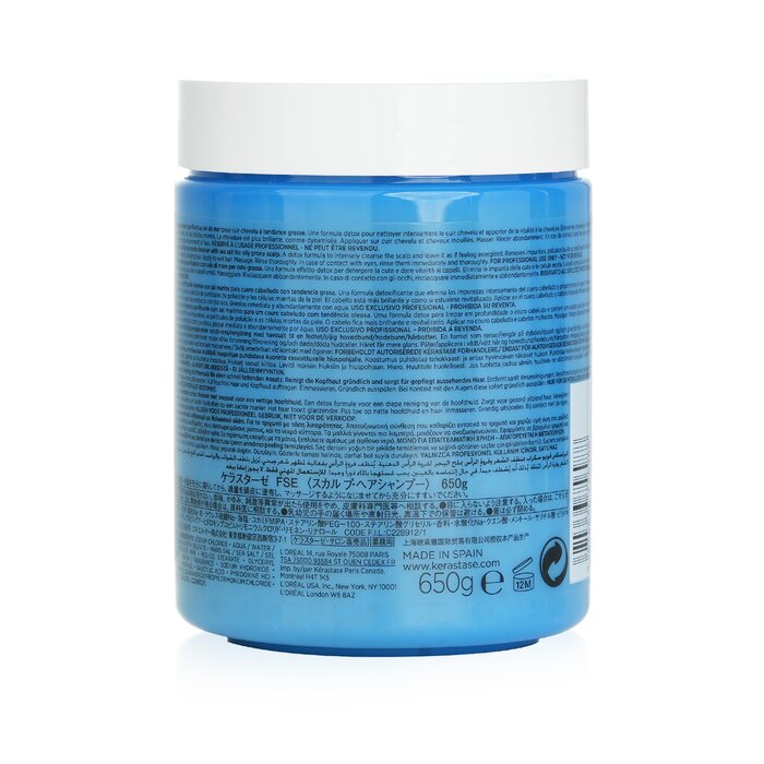 Kerastase Fusio-Scrub Scrub Energisant Intensely Purifying Scrub Cleanser with Sea Salt (Oily Prone Scalp) 650g/22.9ozProduct Thumbnail