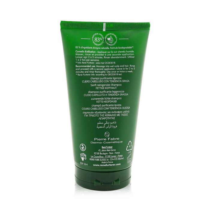 Rene Furterer Curbicia Purifying Ritual Normalizing Lightness Shampoo - Scalp Prone To Oiliness (Box Slightly Damaged) 150ml/5ozProduct Thumbnail