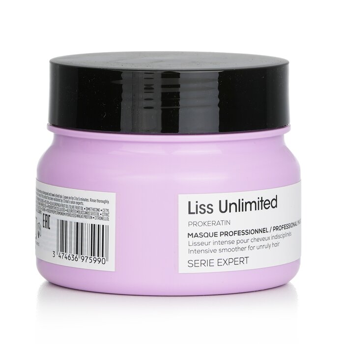 L'Oreal 歐萊雅 專業護髮專家 - Liss 無限角蛋白強效順滑髮膜 (難馴髮質適用) 250ml/8.5ozProduct Thumbnail