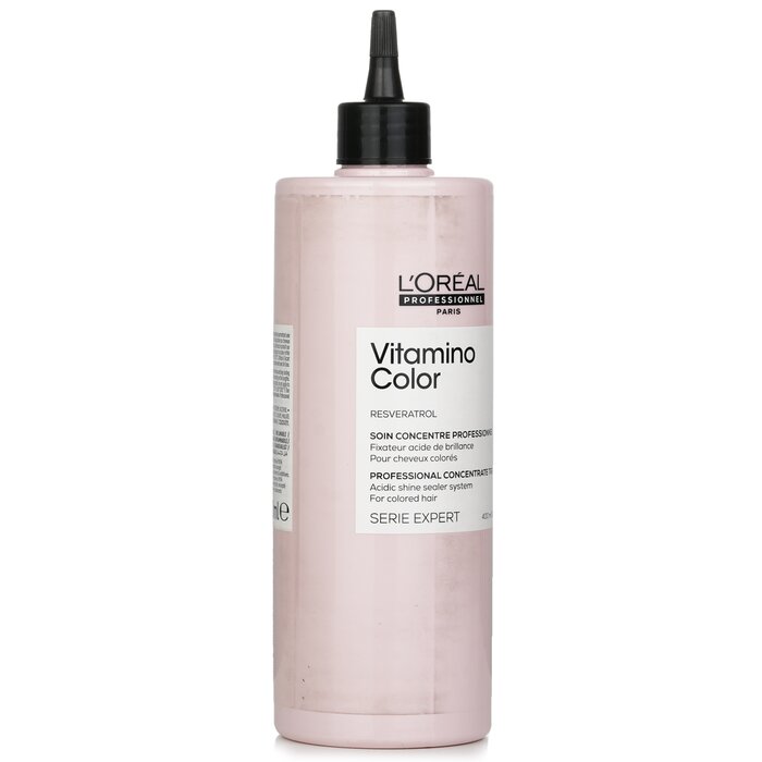 L'Oreal 萊雅 專業護髮專家 - Vitamino Color 白藜蘆醇專業濃郁護理液 (染色髮適用) 400ml/13.5ozProduct Thumbnail