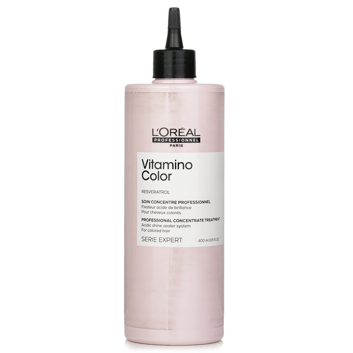 L'Oreal 萊雅 專業護髮專家 - Vitamino Color 白藜蘆醇專業濃郁護理液 (染色髮適用) 400ml/13.5ozProduct Thumbnail