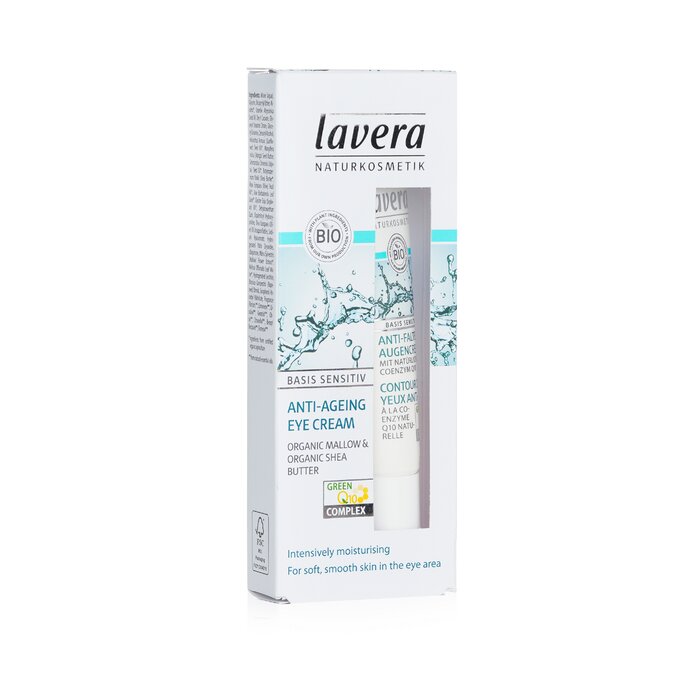 Lavera Basis Sensitiv Anti-Ageing Eye Cream - With Organic Mallow & Organic Shea Butter 15ml/0.5ozProduct Thumbnail