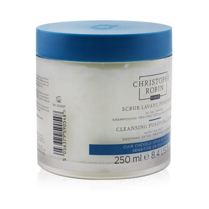 クリストフ ロビン Christophe Robin Cleansing Purifying Scrub with Sea Salt (Soothing Detox Treatment Shampoo) - Sensitive or Oily Scalp 250ml/8.4ozProduct Thumbnail