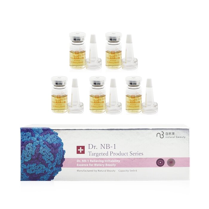 Natural Beauty Série de produtos direcionados Dr. NB-1 Dr. NB-1 Essência de alívio da irritabilidade para beleza aquosa 5x 5ml/0.17ozProduct Thumbnail