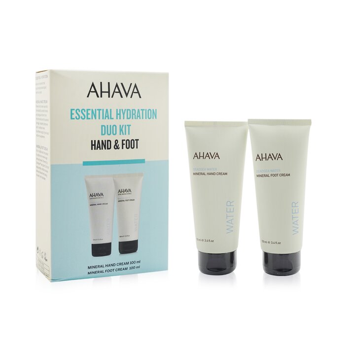 Ahava Essential Hydration Hand & Foot Duo Kit: Deadsea Water Mineral Hand Cream 100ml+ Deadsea Water Mineral Foot Cream 100ml 2pcsProduct Thumbnail