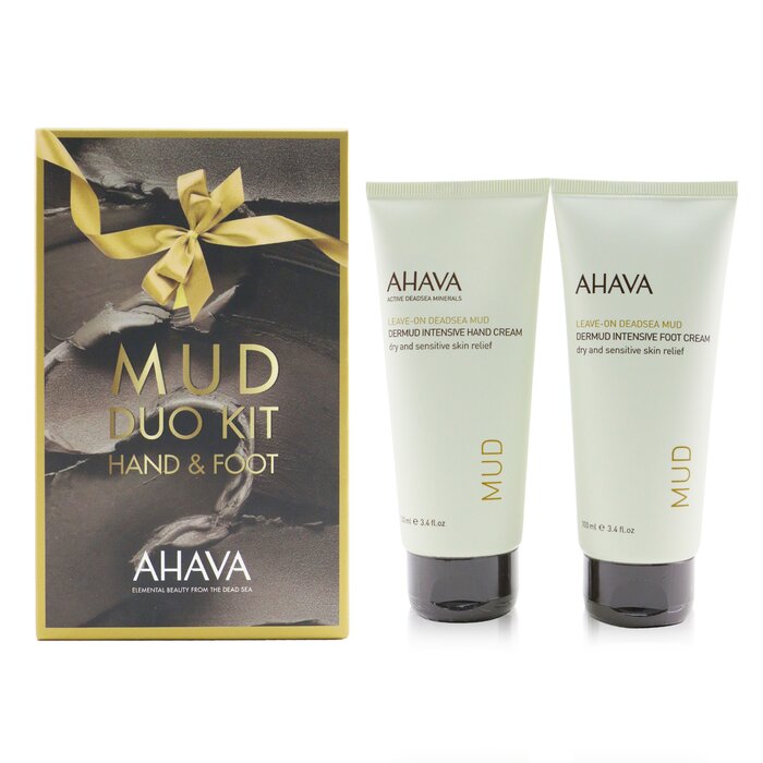 Ahava Mud Hand & Foot Duo Kit: Dermud Intensive Hand Cream 100ml+ Dermud Intensive Foot Cream 100ml 2pcsProduct Thumbnail