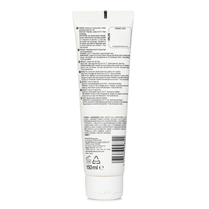 L'Oreal Professionnel Steampod Steam Active Cream (Smoothing + Protecting) (For Thick Hair) 150ml/5.1ozProduct Thumbnail