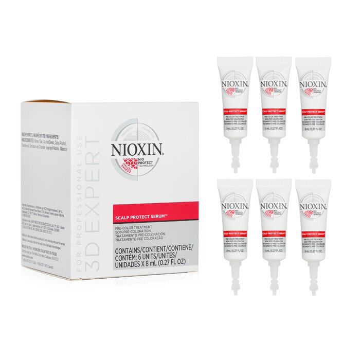 丽康丝 Nioxin Scalp Protect Serum Pre-Color Treatment 6x8ml/0.27ozProduct Thumbnail