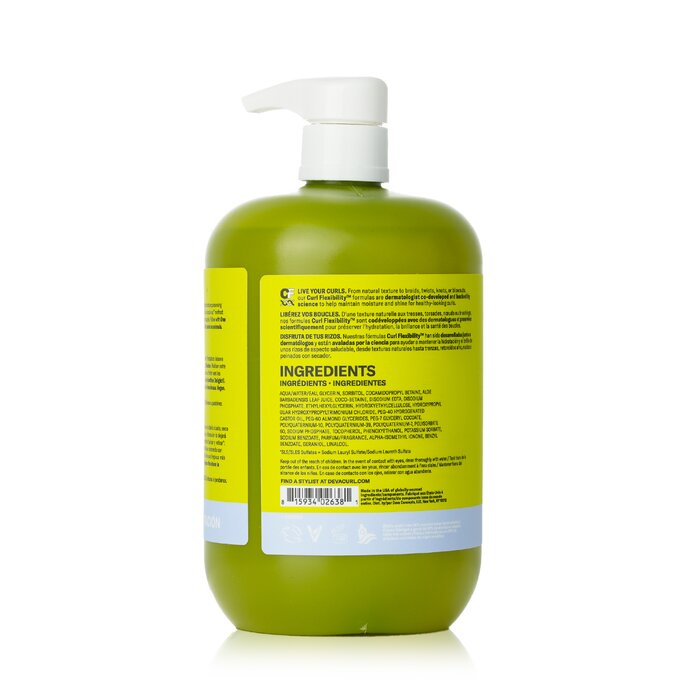 DevaCurl Low-Poo Delight Mild Lather Cleanser For Lightweight Moisture - For Dry, Fine Curls 946ml/32ozProduct Thumbnail