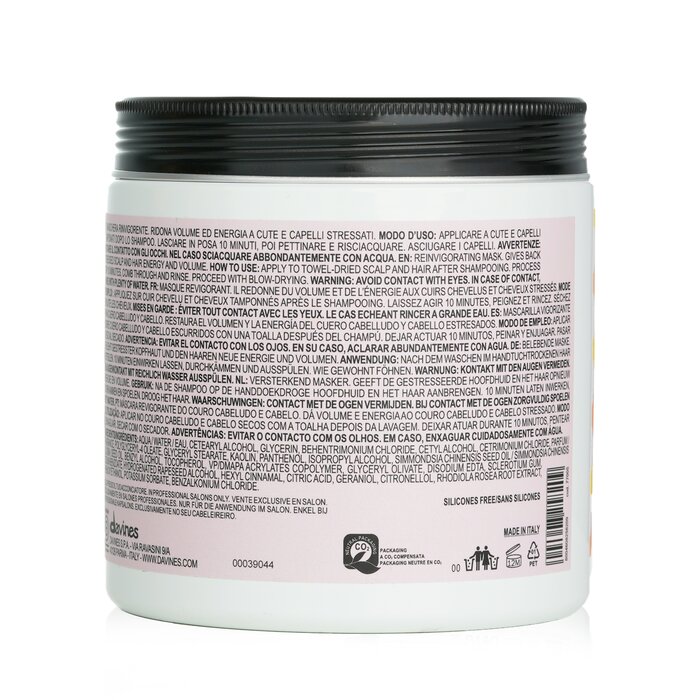 Davines The Wake Up Circle Hair And Scalp Day After Recovery Mask (Salon Size) 750ml/26.62ozProduct Thumbnail