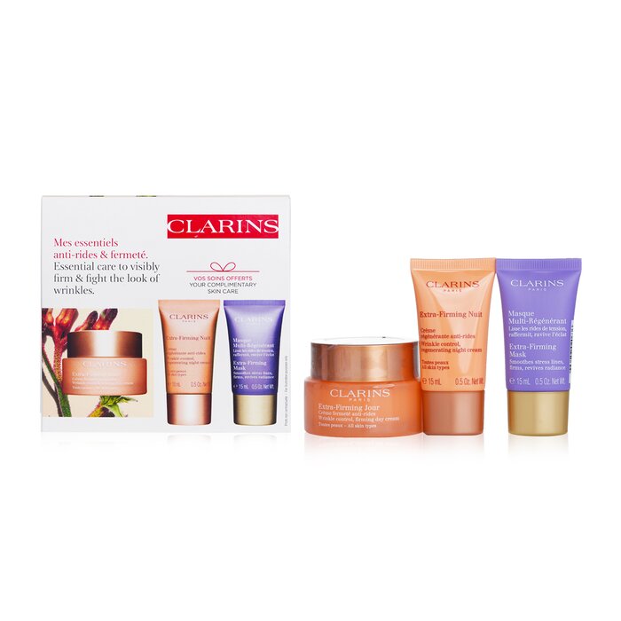 Clarins Extra Firming Set :Day Cream 50ml + Night Cream 15ml + Mask 15ml 3pcsProduct Thumbnail