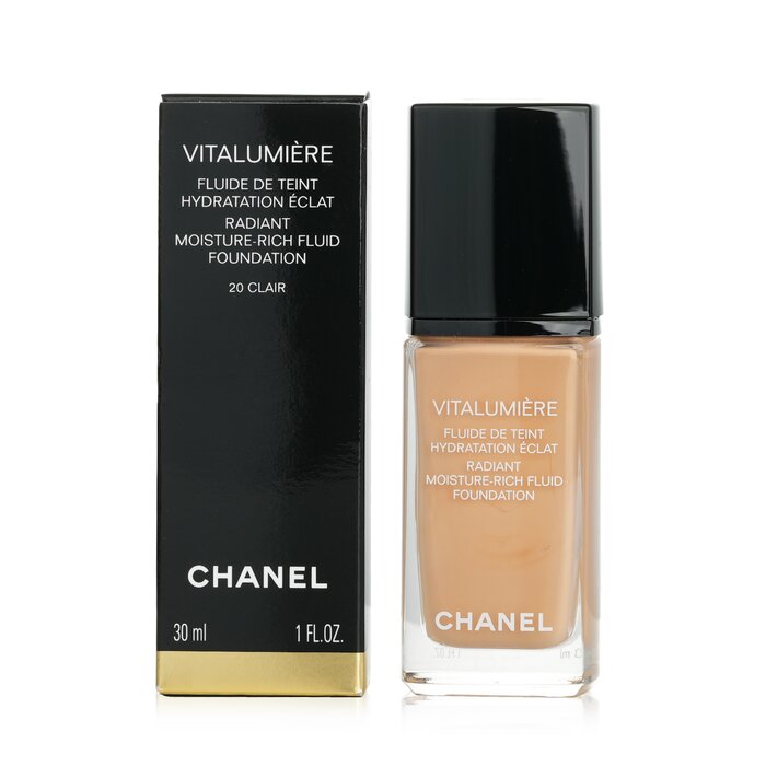 CHANEL Vitalumiere Moisture-Rich Radiance Sunscreen Fluid Makeup SPF 15 -  Reviews