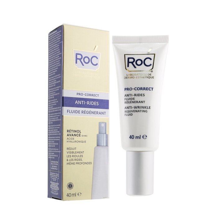 ROC Pro-Correct Anti-Wrinkle Rejuvenating Fluid - Advanced Retinol With Hyaluronic Acid (Exp. Date 09/2022) 40ml/1.35ozProduct Thumbnail