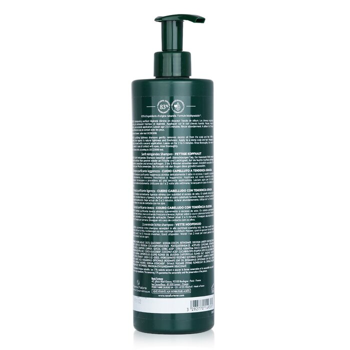 Rene Furterer Curbicia Purifying Lightness Shampoo - Scalp Prone to Oiliness (Salon Size) 600ml/20.2ozProduct Thumbnail