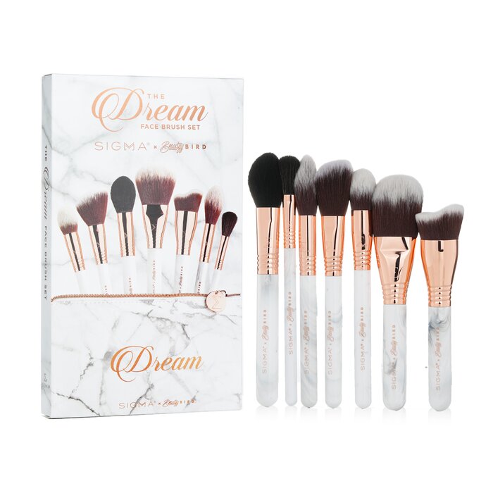 西格玛  Sigma Beauty Sigma x BeautyyBird The Dream Face Brush Set (7x Face Brush) 7pcs+1bagProduct Thumbnail