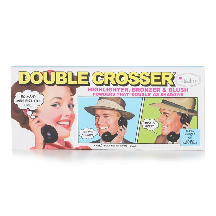 TheBalm Double Crosser (Highlighter, Bronzer & Blush) 8.5g/0.29ozProduct Thumbnail