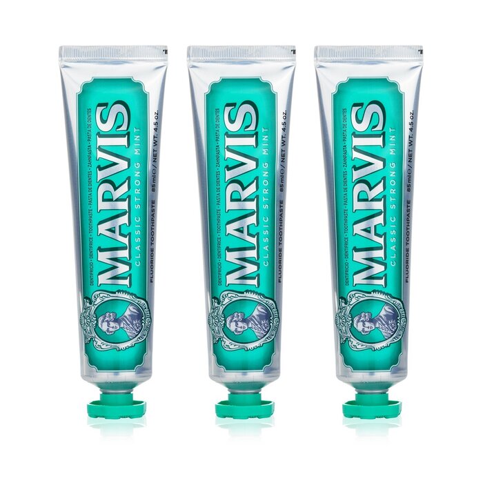 Marvis Trio Set: 3x Classic Strong Mint Toothpaste With Xylitol 3x85ml/4.5ozProduct Thumbnail