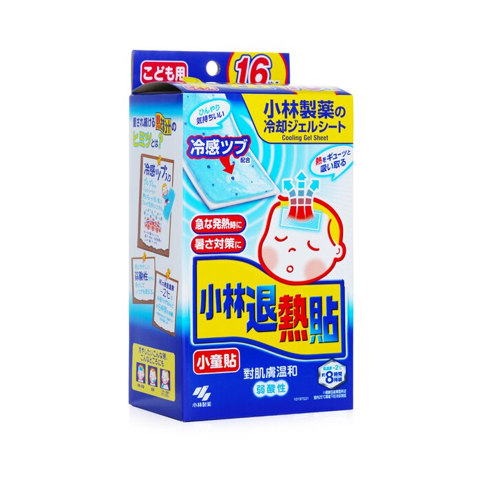 Kobayashi Netsusama Cooling Gel Sheet For Child 16pcsProduct Thumbnail