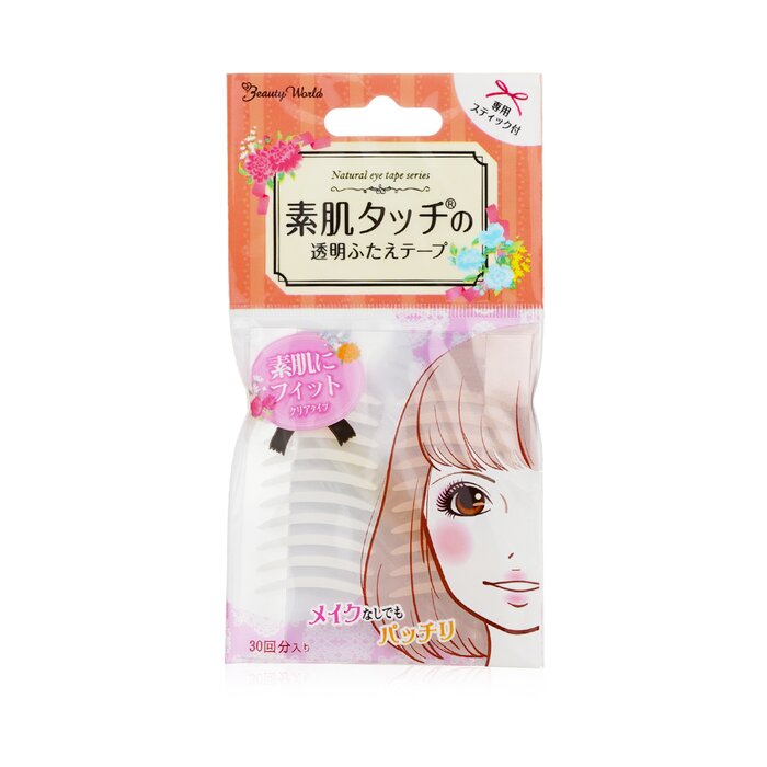 Beauty World Double Eyelid Tape (Transparent) 30pairsProduct Thumbnail