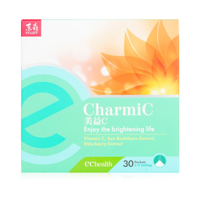 EcKare CharmiC - brightening life - Vitamin C, Sea Buckthorn Extract, Elderberry Extract 30 PacketsProduct Thumbnail