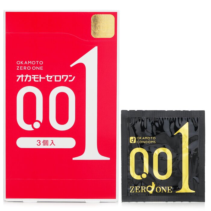 Okamoto Okamoto 0.01 3 Pack condom Japan 3pcs/boxProduct Thumbnail