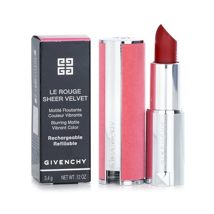 纪梵希 Givenchy Le Rouge Sheer Velvet Matte Refillable Lipstick 3.4g/0.12ozProduct Thumbnail