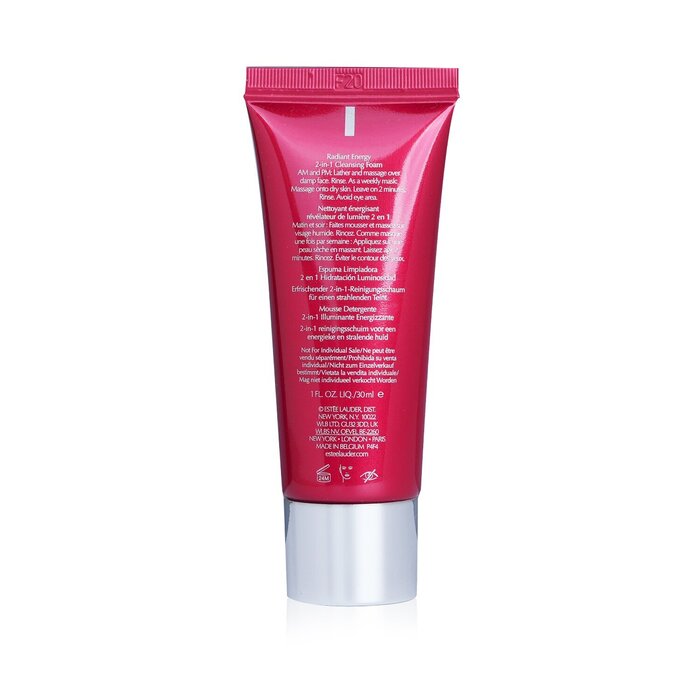 Estee Lauder Nutritious Super-Pomegranate Radiant Energy 2-In-1 Cleansing Foam (จิ๋ว) 30ml/1ozProduct Thumbnail