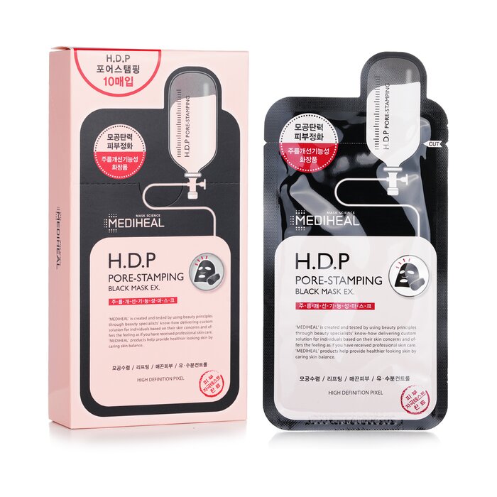 Mediheal HDP Pore-Stamping Black Mask EX. 10pcsProduct Thumbnail