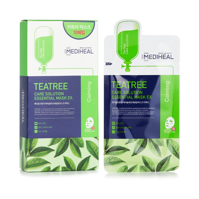 メディヒール Mediheal Tea Tree Care Solution Essential Mask EX. 10pcsProduct Thumbnail
