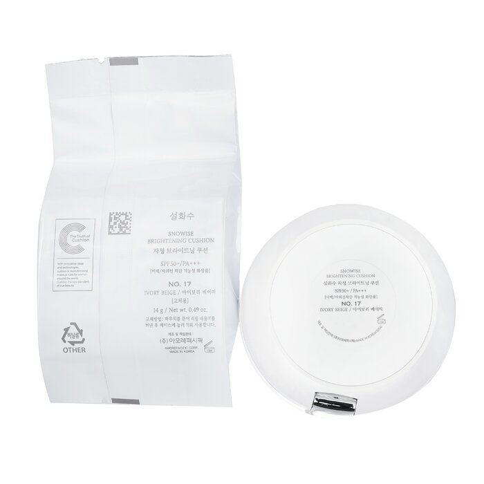 Sulwhasoo Snowise Brightening Cushion SPF50 With Extra Refill 2x14g/0.98ozProduct Thumbnail
