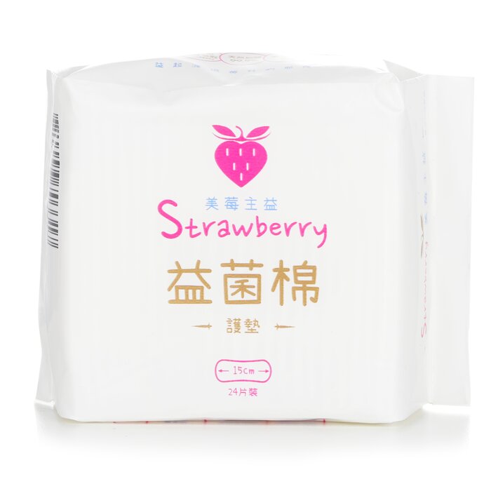 Strawberry 草莓  益菌棉標準型護墊 15cm 24片Product Thumbnail
