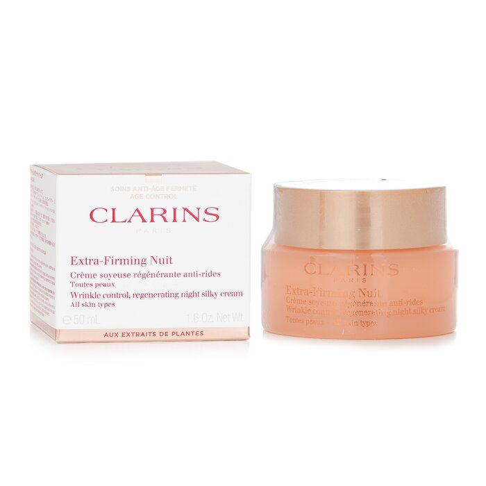 Clarins Extra Firming Nuit Wrinkle Control, Regenerating Night Silky Cream (All Skin Type)  50ml/1.6ozProduct Thumbnail