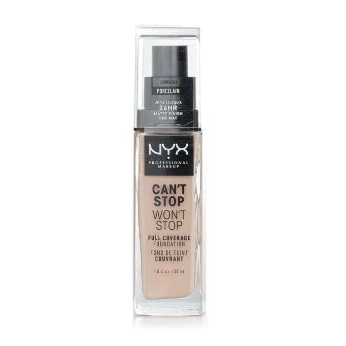 NYX Can't Stop Won't Stop Full Coverage 粉底液 30ml/1ozProduct Thumbnail