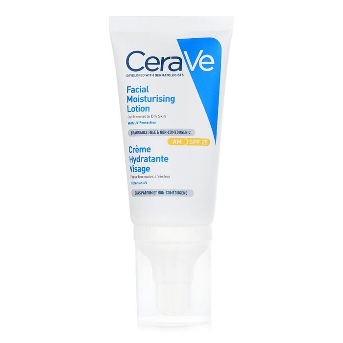CeraVe لوشن مرطب للوجه SPF25 للبشرة العادية إلى الجافة 52ml/1.75ozProduct Thumbnail