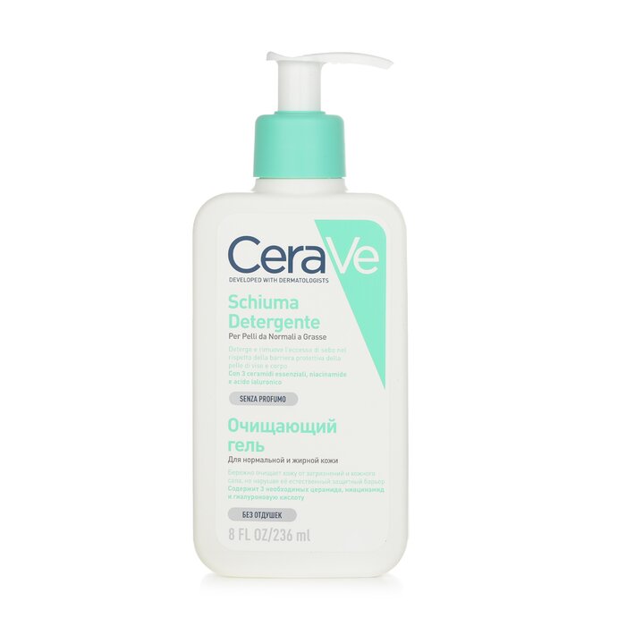 セラヴィ CeraVe Foaming Cleanser For Normal to Oily Skin 236ml/8ozProduct Thumbnail
