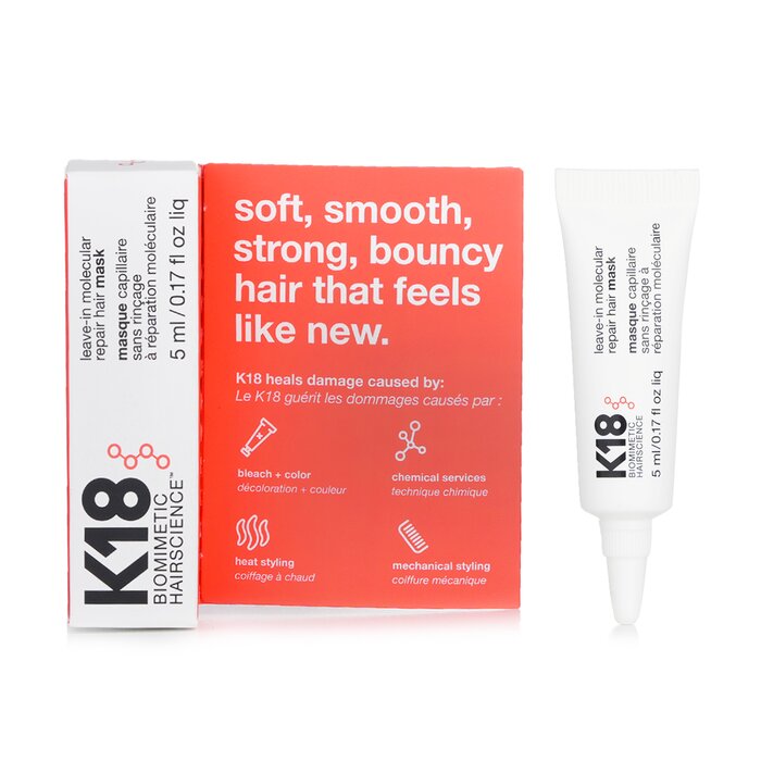K18 Leave-In Molecular Repair Hair Mask 5ml/0.17ozProduct Thumbnail