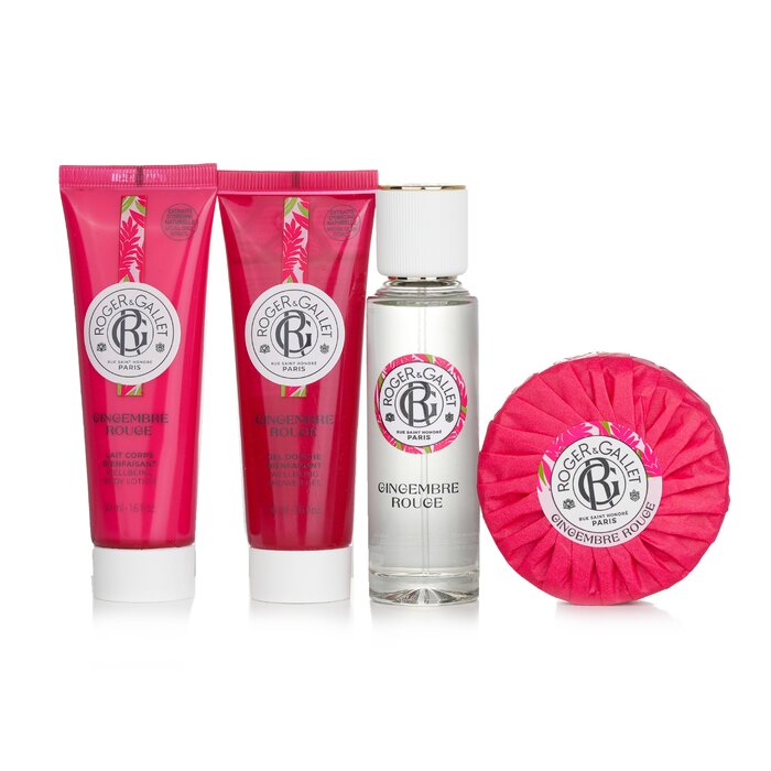 Roger & Gallet 賀傑與賈雷 Gingembre Rouge 紅薑淡香水套裝 4pcsProduct Thumbnail