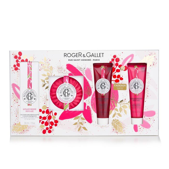 Roger & Gallet 羅渣和格爾   Gingembre Rouge 紅薑淡香水套裝 4pcsProduct Thumbnail