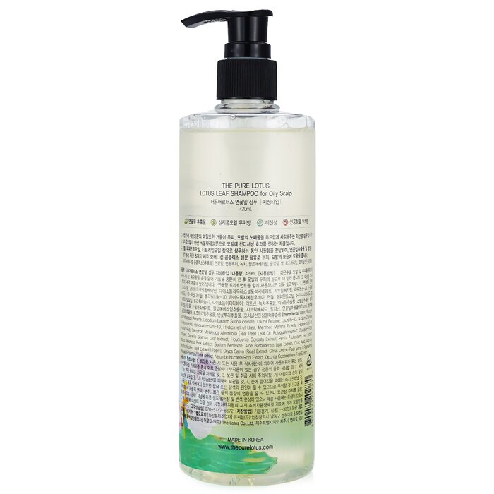 THE PURE LOTUS Lotus Leaf Shampoo - For Oily Scalp  420mlProduct Thumbnail