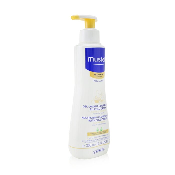 Mustela Nourishing Cleansing Gel with Cold Cream For Hair & Body - For Dry Skin (Exp. Date: 03/2023) 300ml/10.14ozProduct Thumbnail