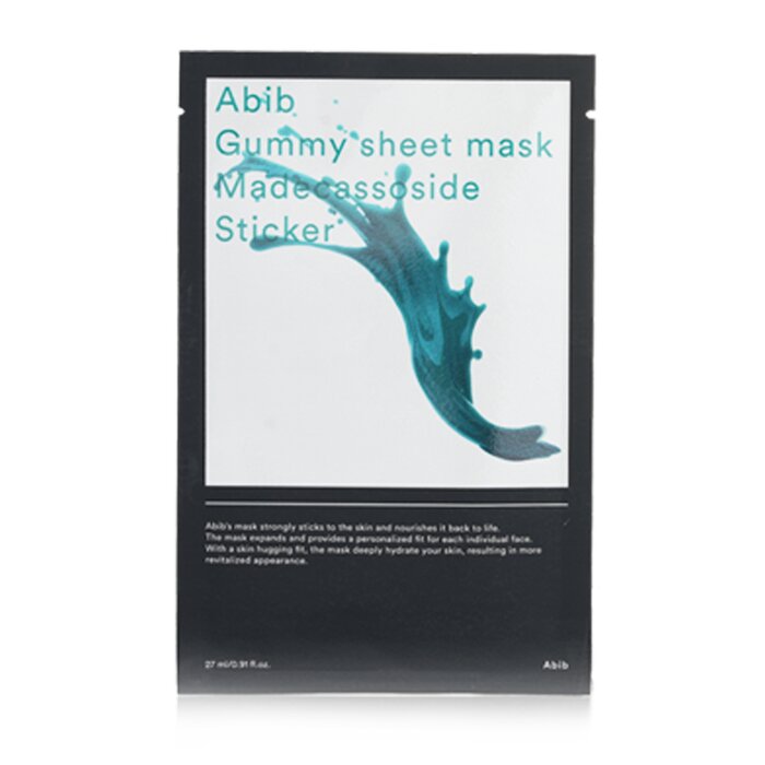 Abib Gummy Sheet Mask - Madecassoside Sticker 27mlx10pcsProduct Thumbnail
